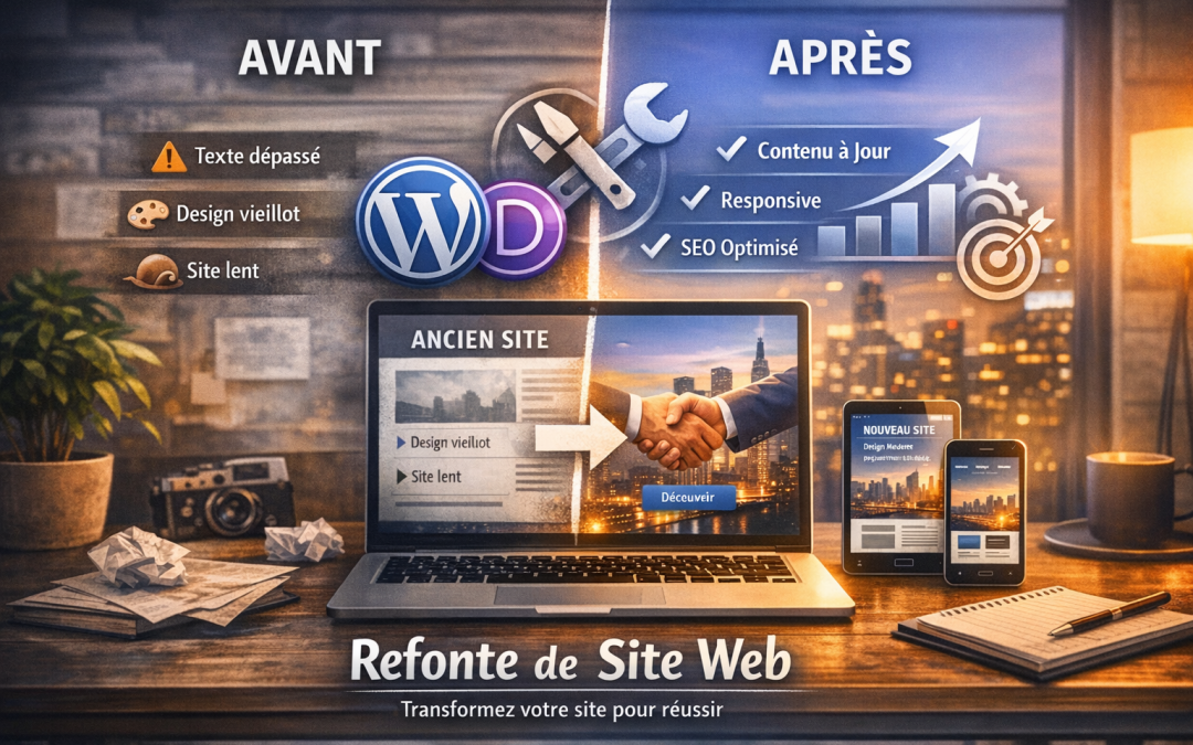 Refonte d’un site existant : modernisez votre présence digitale