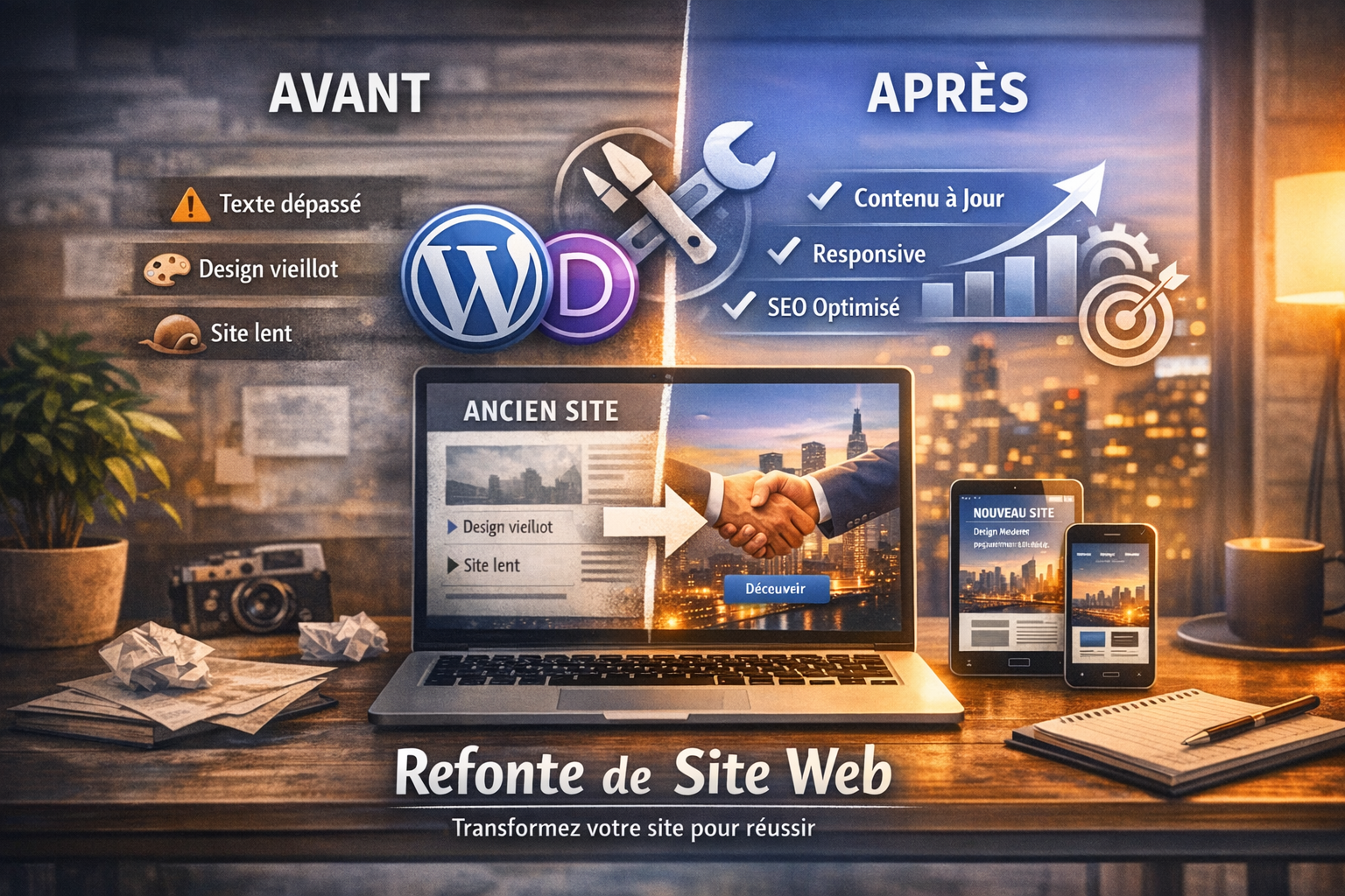 Refonte d’un site existant