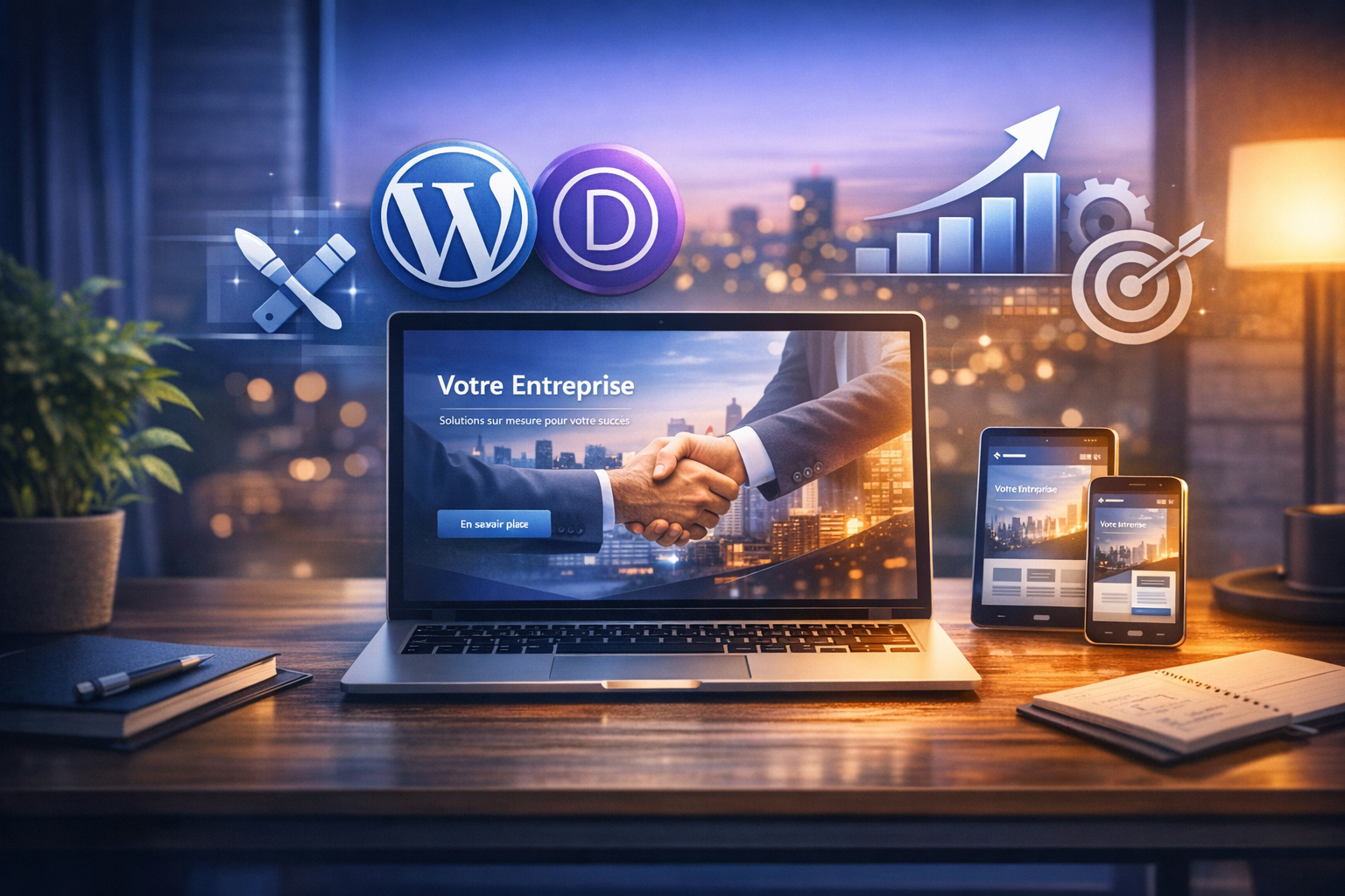Site vitrine WordPress Divi